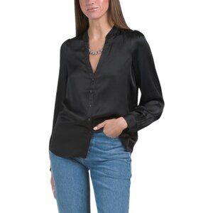 SECRET MISSION Silk Vivi Blouse